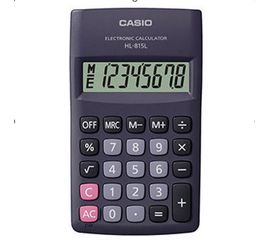 Калькулятор карманный CASIO HL-815L-BK-W-GP