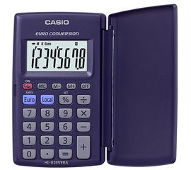 Калькулятор карманный CASIO HL-820LV-BK-W-GP