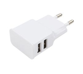 Адаптер питания Cablexpert MP3A-PC-11 100/220V - 5V USB 2 порта, 2.1A, белый