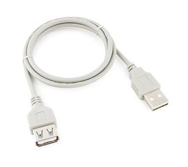 Кабель удлинитель USB 2.0 Gembird CC-USB2-AMAF-75CM/300, AM/AF, 75см, пакет