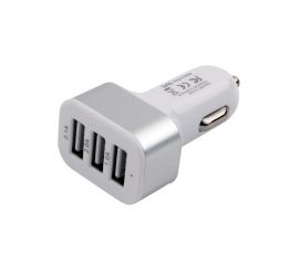 Зарядное устройство автомобильное Cablexpert MP3A-UC-CAR17, 12V->5V 3-USB, 2.1/2/1A