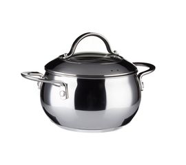 Кастрюля Vinzer Grand Majestic Glossy 89162 с крышкой 18 см 3 л