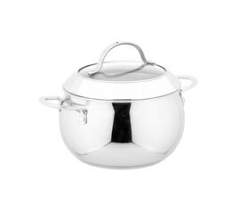 Кастрюля Vinzer Grand Majestic Glossy 89164 с крышкой 24 см 6.8 л