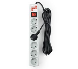 Сетевой фильтр Power Cube SPG(5+1)-B-15, 10А/2,2кВт, 5м, 6 розеток серый