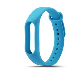 Силиконовый ремешок Xiaomi Mi Band 2 Strap голубой(MYD4088TY)