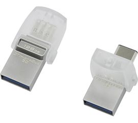 USB Флеш 128GB 3.0 Kingston OTG DTDUO3C/128GB металл