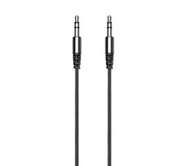 Аудиокабель AUX 3.5(m)-3.5(m), 1.2м, черный, Olmio