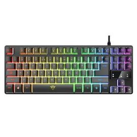 Клавиатура игровая Trust RU GXT 833 THADO черный