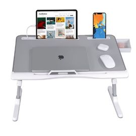Столик складной регулируемый для ноутбука Evolution LS204 серый