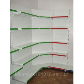 Стеллаж металлический пристенный 2200*300/400 без ценника