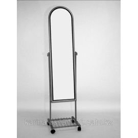 Зеркало Напольное узкое белого цвета