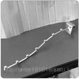 Кронштейн на оборудование / овальную и квадратную трубу/ бельевой средний 7 шариков