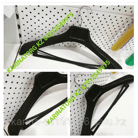 Плечики гелевые черная с под веской