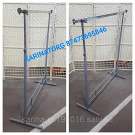 Стойка-турникет Одинарный серый