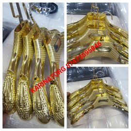 Плечики золото каучук\ длина -385см