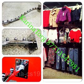 Кронштейн на стену для одежды круглый 12 шариков