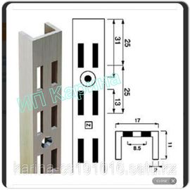 Торговый перфорированный профиль система Verticall высота 2,40 м