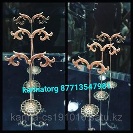 Тройка для бижутерии (серьги )цвет бронза