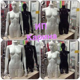 Манекен женский бюст глянцевый 4-в одном