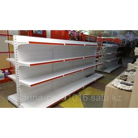 Стеллаж металлический двухсторонний 1600*400/400