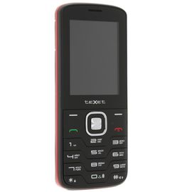 Мобильный телефон Texet TM-D329 черный-красный