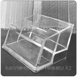 Визитница настольная двойная