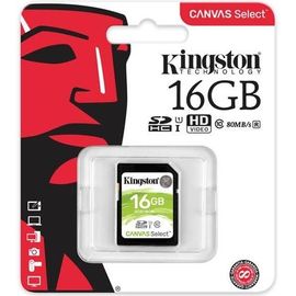 Карта памяти SD 16GB Class 10 U1 Kingston SDS/16GB