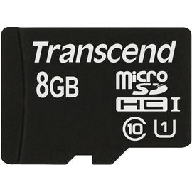 Карта памяти MicroSD 8GB Class 10 U1 Transcend TS8GUSDCU1