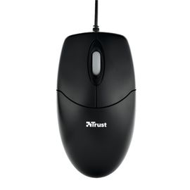 Мышь проводная Trust Optical  черный