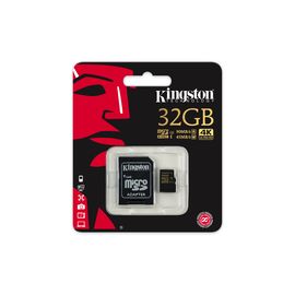 Карта памяти MicroSD 32GB Class 10 U3 Kingston SDCG/32GB