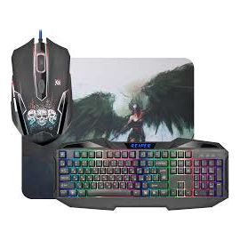 Комплект игровой Defender Reaper MKP-018 RU, мышь+клавиатура+ковер