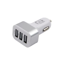 Зарядное устройство автомобильное Cablexpert MP3A-UC-CAR17, 12V->5V 3-USB, 2.1/2/1A