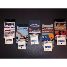 Детские носки с машинками