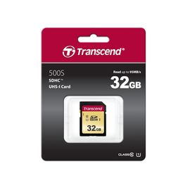 Карта памяти SD 32GB Class 10 U1 Transcend TS32GSDC500S