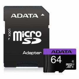 Карта памяти MicroSD 32GB Class 10 (A1 ADATA AUSDH32GUICL10A1-RA1