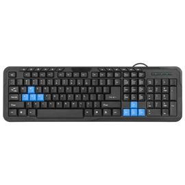 Клавиатура проводная Defender OfficeMate HM-430 RU черный