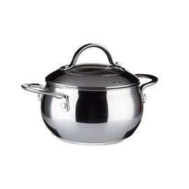 Кастрюля Vinzer Grand Majestic Glossy 89162 с крышкой 18 см 3 л