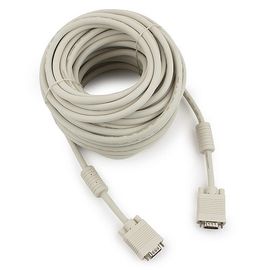 Кабель VGA Premium Cablexpert CC-PPVGA-20M, 15M/15M, 20м, тройной экран, феррит.кольца, пакет