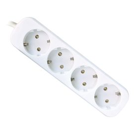 Удлинитель DEFENDER с заземлением E418 1.8 м, 4 розетки