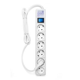 Сетевой фильтр Power Cube SPG(5+1)-16B-1,9М, 16А/3,5кВт, 1,9м, 6 розеток, белый