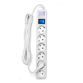 Сетевой фильтр Power Cube SPG(5+1)-16B-5М, 16А/3,5кВт, 5м, 6 розеток, белый