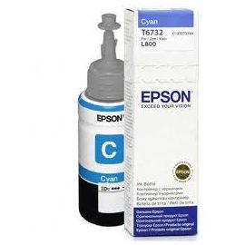 Чернила Epson C13T67324A L800/1800/810/850 голубой