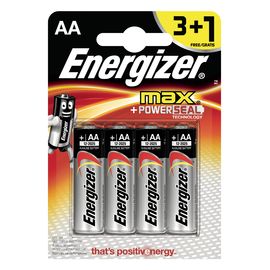 Элемент питания LR6 AA Energizer MAX  Alkaline 3+1 штуки в блистере АКЦИЯ