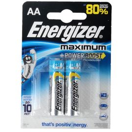 Элемент питания LR6 AA Energizer MAXIMUM  Alkaline 2 штуки в блистере