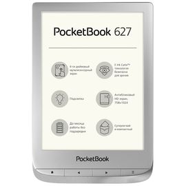 Электронная книга PocketBook PB627-S-CIS серебро