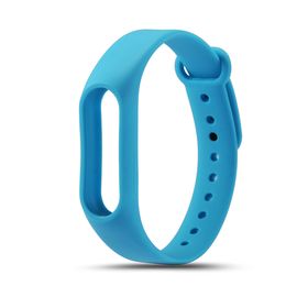 Силиконовый ремешок Xiaomi Mi Band 2 Strap голубой(MYD4088TY)