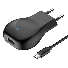 Зарядное устройство сетевое Olmio microUSB, 2.1А