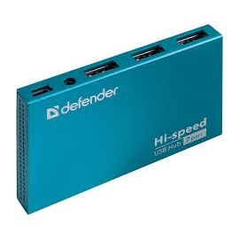 Разветвитель Defender Septima Slim USB2.0, 7портов HUB