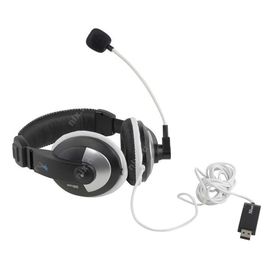 Наушники-гарнитура проводная Trust Quasar USB черный