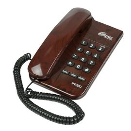 Телефон проводной Ritmix RT-320 кофейный мрамор